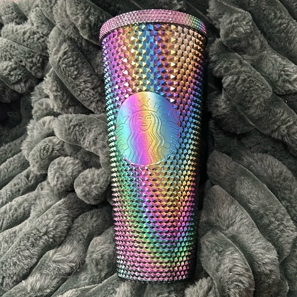Starbucks Oil Slick Rainbow Iridescent Venti Tumbler 24oz. Halloween 2023 - Picture 1 of 5